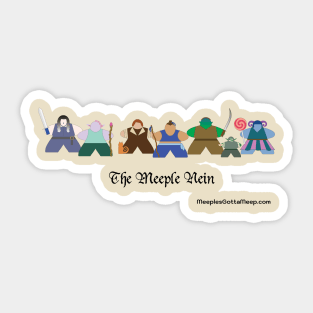 The Meeple Nein, light Sticker